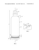 Beverage Container with Hand-Line diagram and image