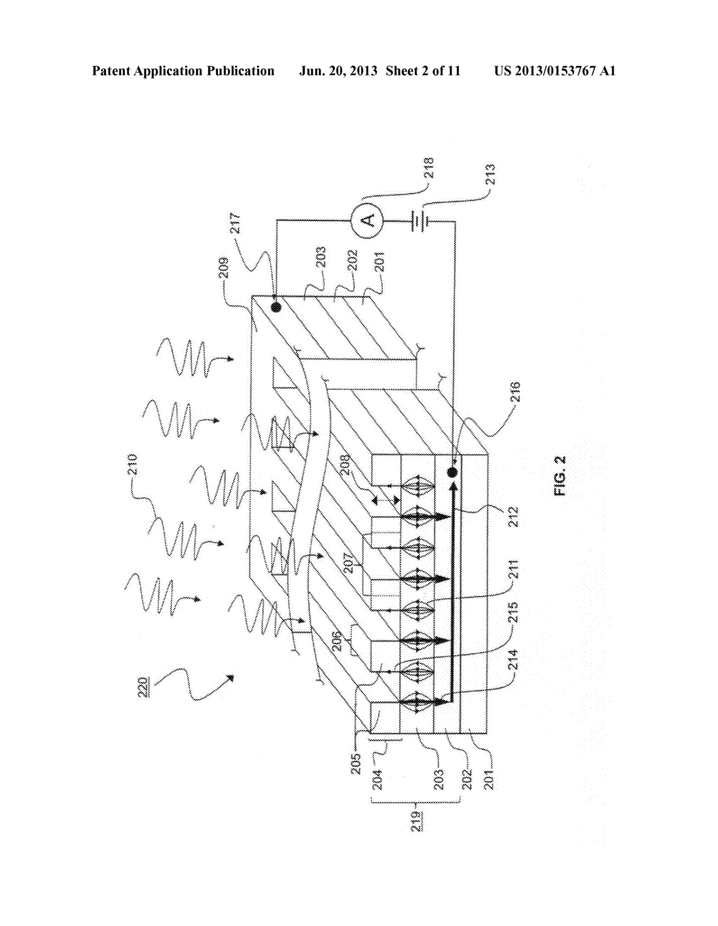 Wavelength-Selective, Integrated resonance Detector for Electromagnetic     Radiation - diagram, schematic, and image 03