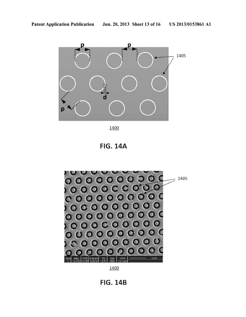 ORGANIC OPTOELECTRONIC DEVICES WITH SURFACE PLASMON STRUCTURES AND METHODS     OF MANUFACTURE - diagram, schematic, and image 14