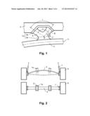 LEAF SPRING HAVING A RIGIDLY CONNECTED ELASTIC CONNECTING BODY FOR A MOTOR     VEHICLE diagram and image