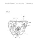 ATTACHMENT STRUCTURE FOR DRIVER SEAT AIRBAG DEVICE diagram and image