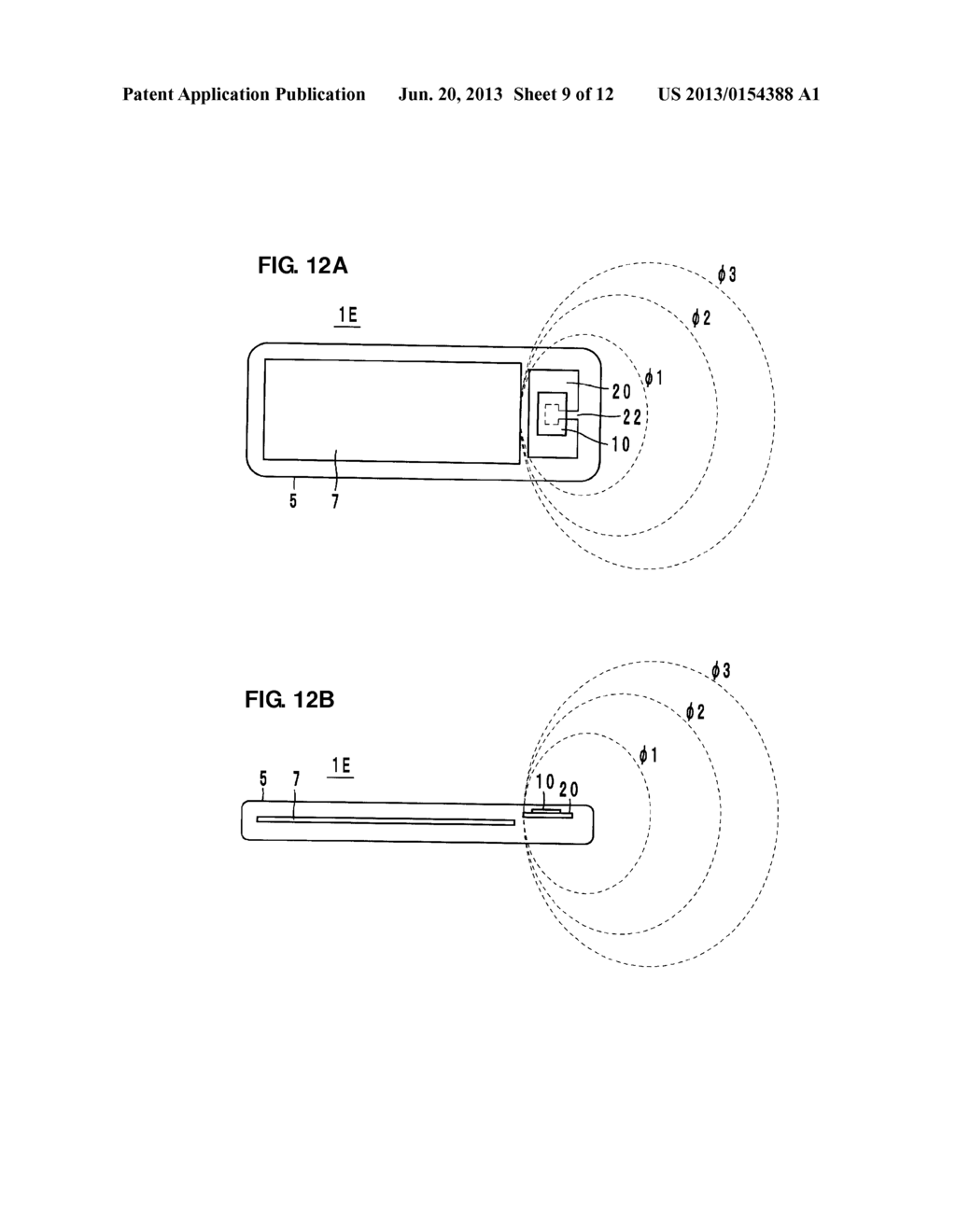 ANTENNA DEVICE AND MOBILE COMMUNICATION TERMINAL - diagram, schematic, and image 10