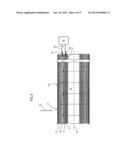 LEAK DETECTION DEVICE, AND COATING INTENDED FOR A FLUID TRANSPORT OR     STORAGE MEMBER AND COMPRISING SAID DETECTION DEVICE diagram and image