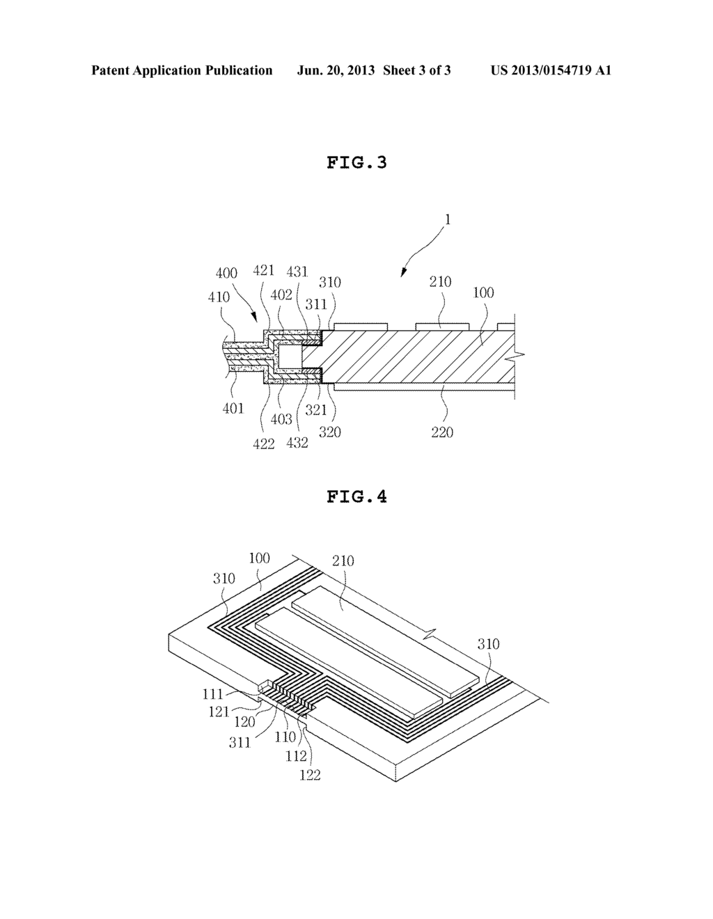 CONNECTION STRUCTURE BETWEEN SUBSTRATE AND FPCB FOR TOUCH PANEL - diagram, schematic, and image 04