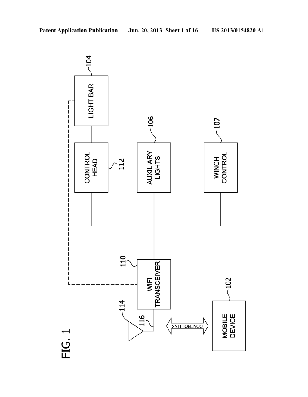 WIRELESS CONTROL AND COORDINATION OF LIGHT BAR AND SIREN - diagram, schematic, and image 02