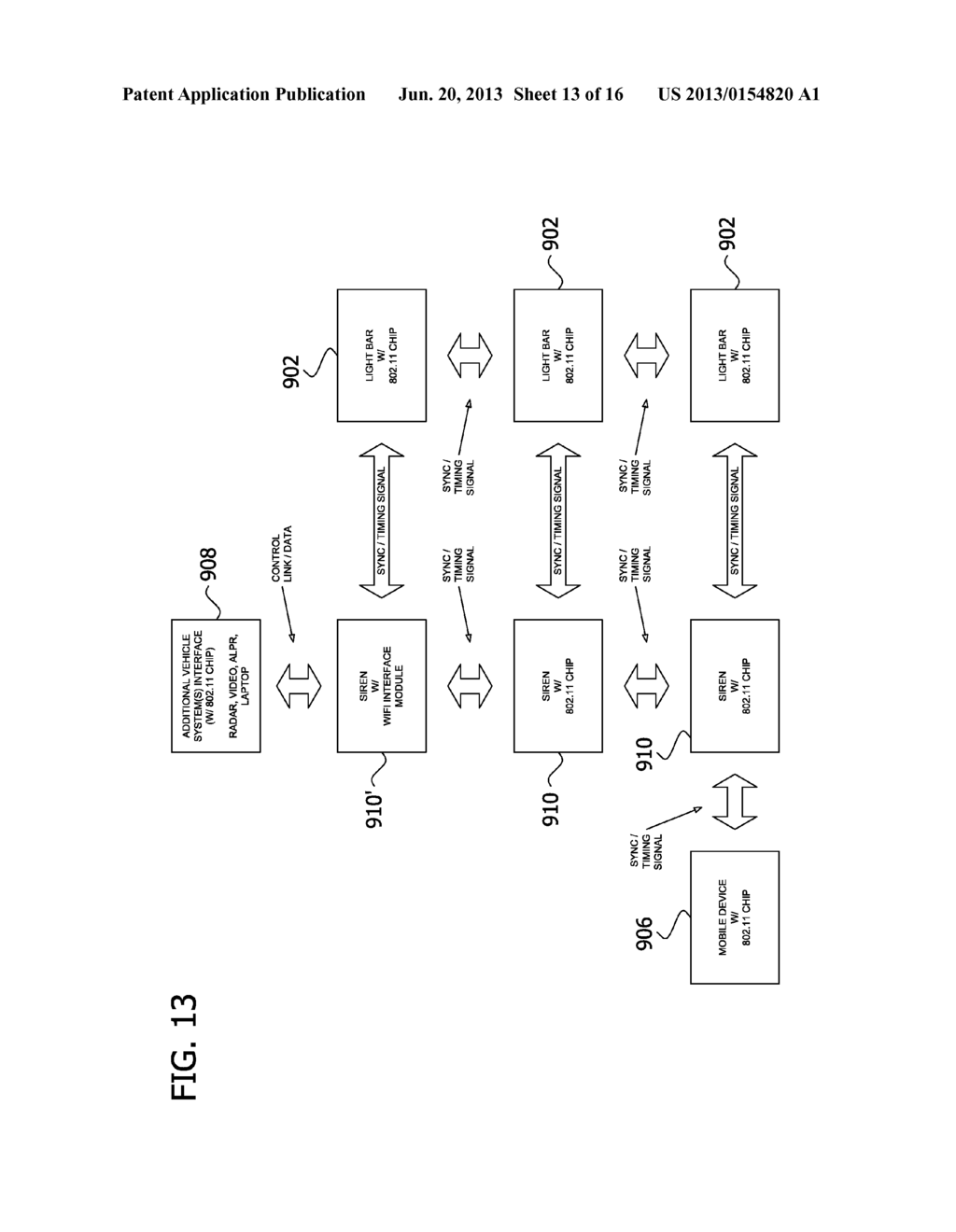 WIRELESS CONTROL AND COORDINATION OF LIGHT BAR AND SIREN - diagram, schematic, and image 14