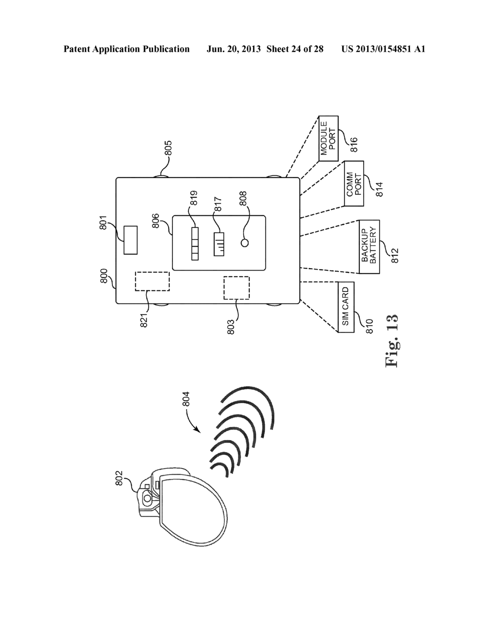 WIRELESS PATIENT COMMUNICATOR EMPLOYING SECURITY INFORMATION MANAGEMENT - diagram, schematic, and image 25