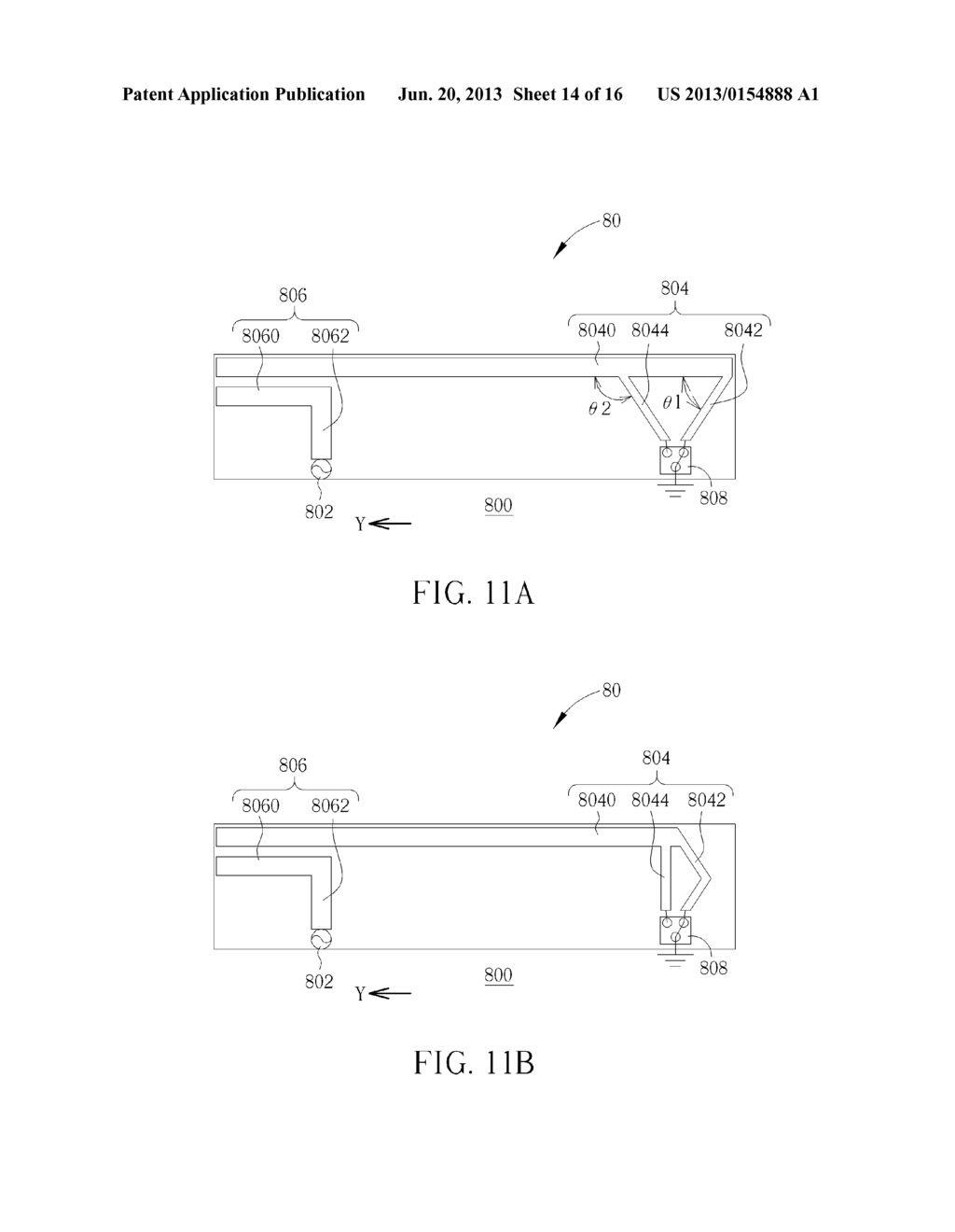 Tunable antenna and Related Radio-Frequency Device - diagram, schematic, and image 15