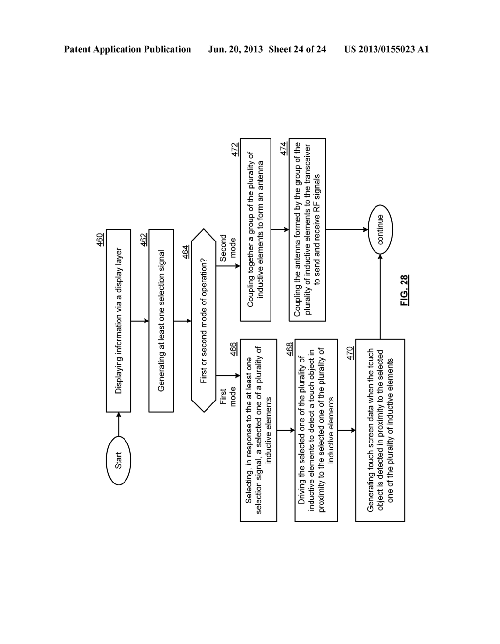 DUAL MODE INDUCTIVE TOUCH SCREEN FOR USE IN A CONFIGURABLE COMMUNICATION     DEVICE AND METHODS FOR USE THEREWITH - diagram, schematic, and image 25