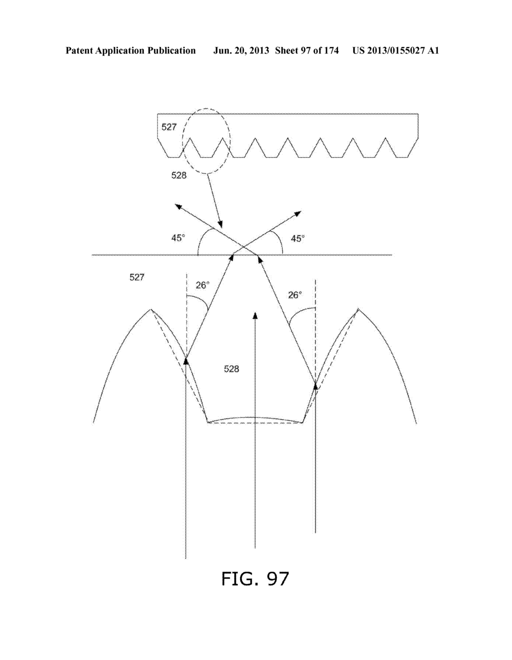 OPTICAL TOUCH SCREEN SYSTEMS USING TOTAL INTERNAL REFLECTION - diagram, schematic, and image 98