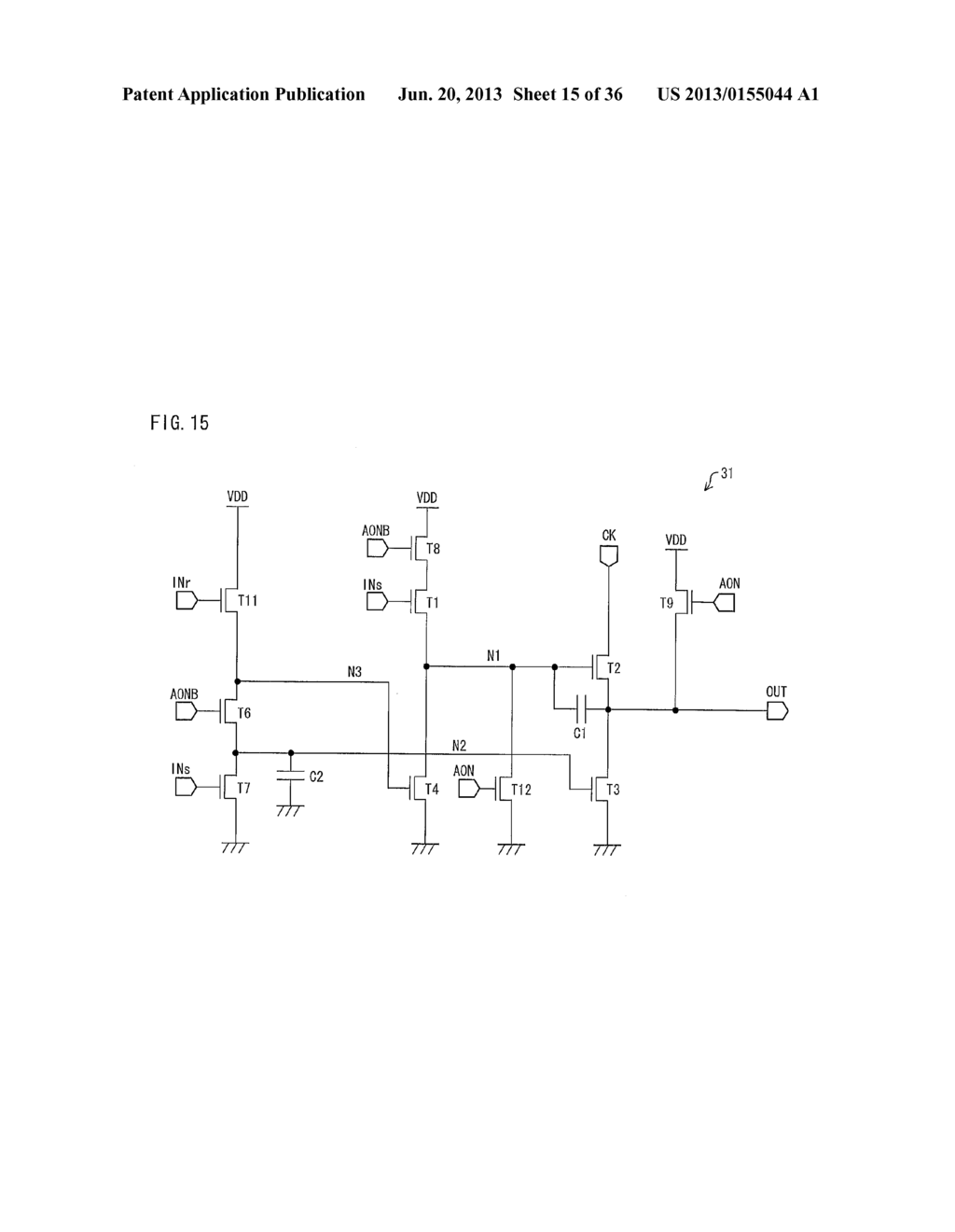 SHIFT REGISTER, AND DISPLAY DEVICE - diagram, schematic, and image 16