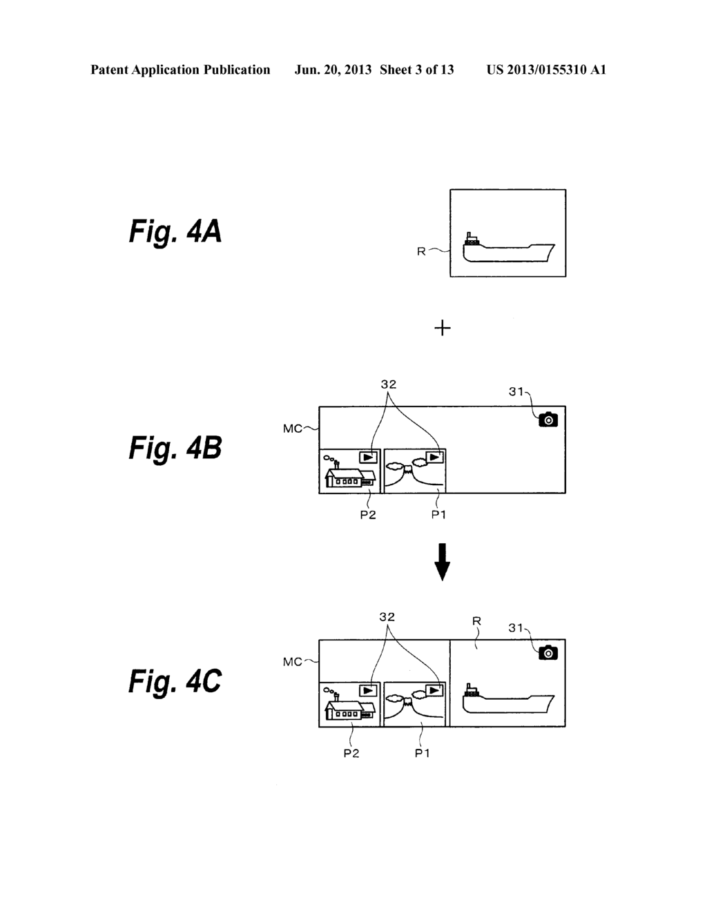 IMAGING APPARATUS, USER INTERFACE, AND ASSOCIATED METHODOLOGY FOR A     CO-EXISTENT SHOOTING AND REPRODUCTION MODE - diagram, schematic, and image 04