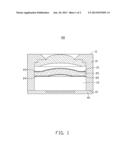 LENS FOR ABSORBING INFRARED LIGHT AND LENS MODULE HAVING SAME diagram and image