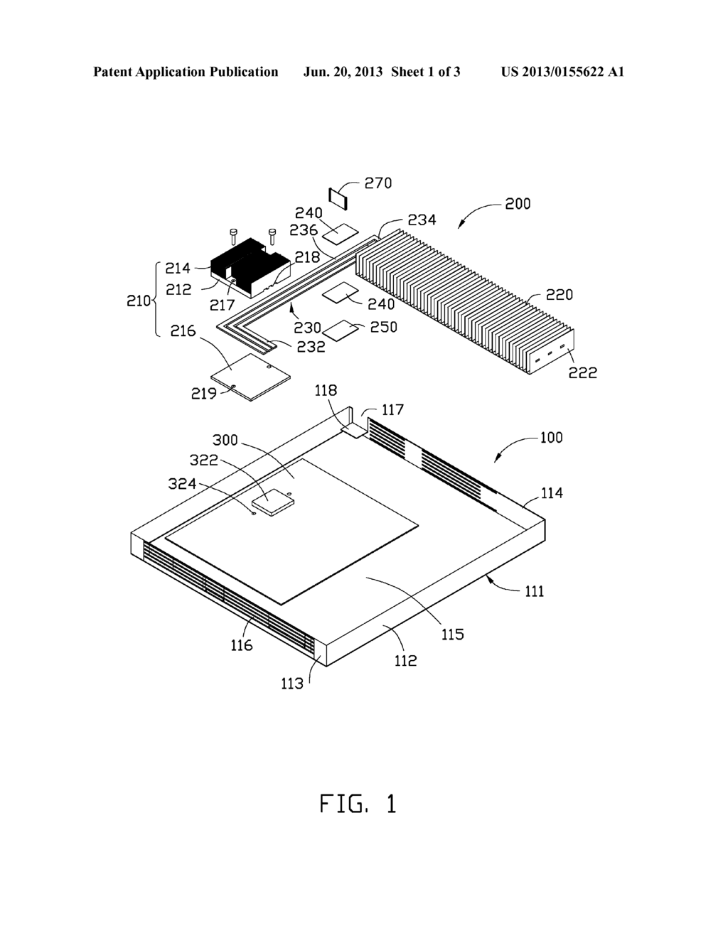 ELECTRONIC DEVICE WITH HEAT DISSIPATION APPARATUS - diagram, schematic, and image 02