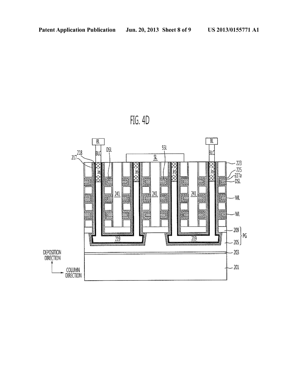 3D NON-VOLATILE MEMORY DEVICE, MEMORY SYSTEM INCLUDING THE SAME, AND     METHOD OF MANUFACTURING THE SAME - diagram, schematic, and image 09