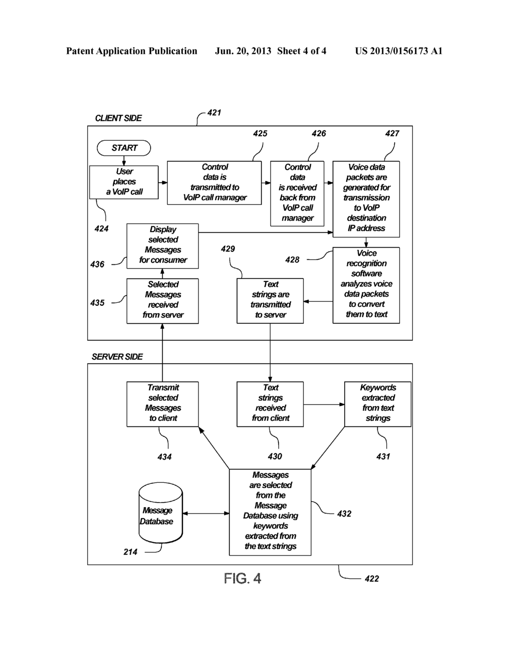 SYSTEM, METHOD AND COMPUTER PROGRAM PRODUCT FOR EXTRACTING USER PROFILES     AND HABITS BASED ON SPEECH RECOGNITION AND CALLING HISTORY FOR TELEPHONE     SYSTEM ADVERTISING - diagram, schematic, and image 05