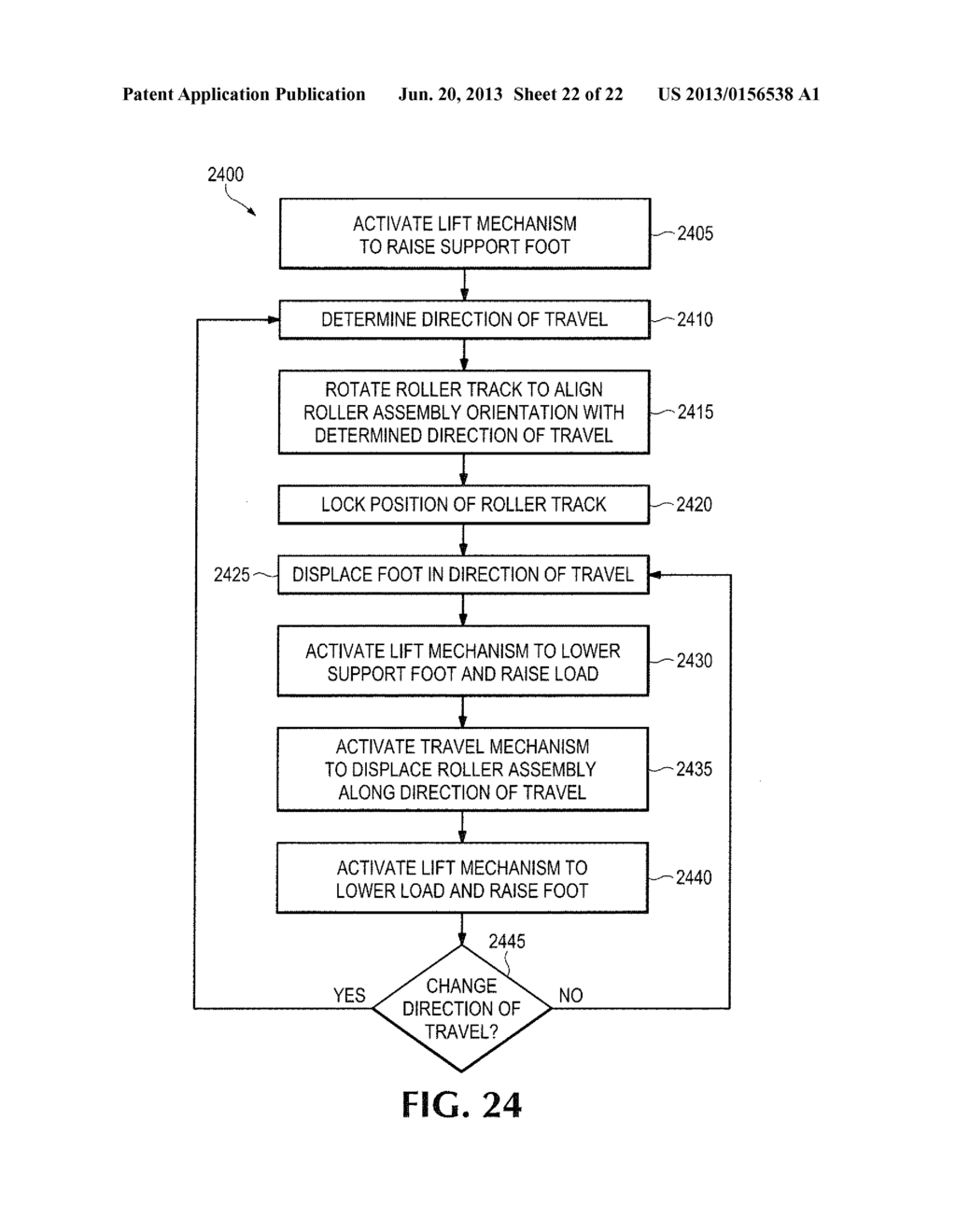 ROTATION DEVICE FOR LOAD TRANSPORTING APPARATUS - diagram, schematic, and image 23