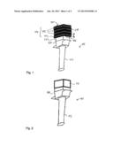 METHOD FOR CONNECTING A TURBINE BLADE OR VANE TO A TURBINE DISC OR A     TURBINE RING diagram and image