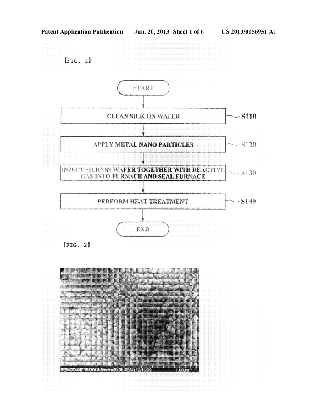 METHOD FOR MANUFACTURING SILICON OXIDE NANO WIRES - diagram, schematic, and image 02