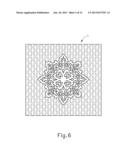 Patterned Candle Wick diagram and image