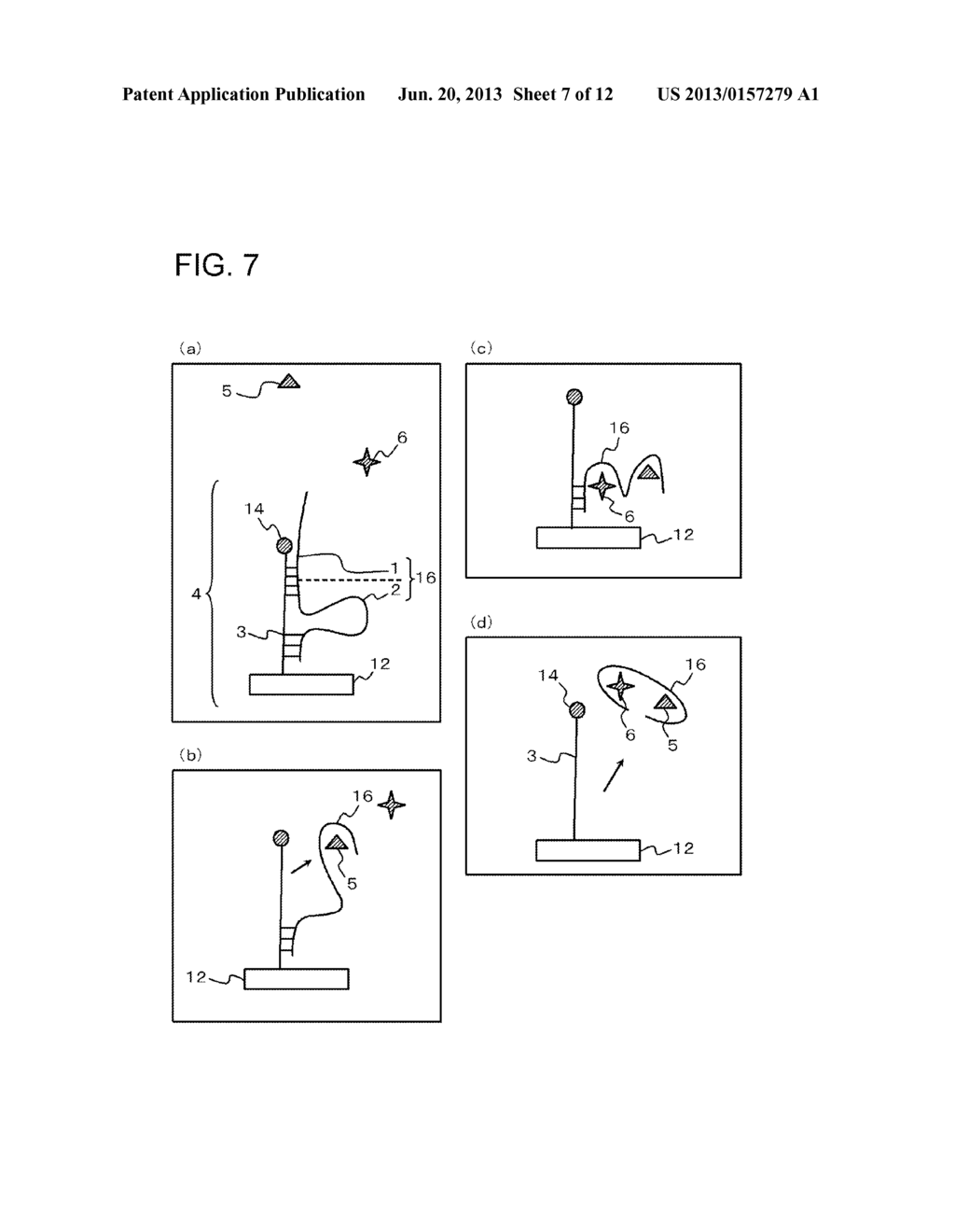 METHOD FOR DETECTING TARGET SUBSTANCE AND APTAMER SET, SENSOR, AND     APPARATUS USED IN THE METHOD - diagram, schematic, and image 08