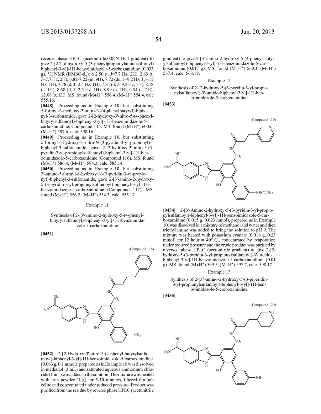 2-(2-Hydroxybiphenyl-3-yl)-1H-Benzoimidazole-5-Carboxamidine Derivatives     as Factor VIIA Inhibitors - diagram, schematic, and image 55