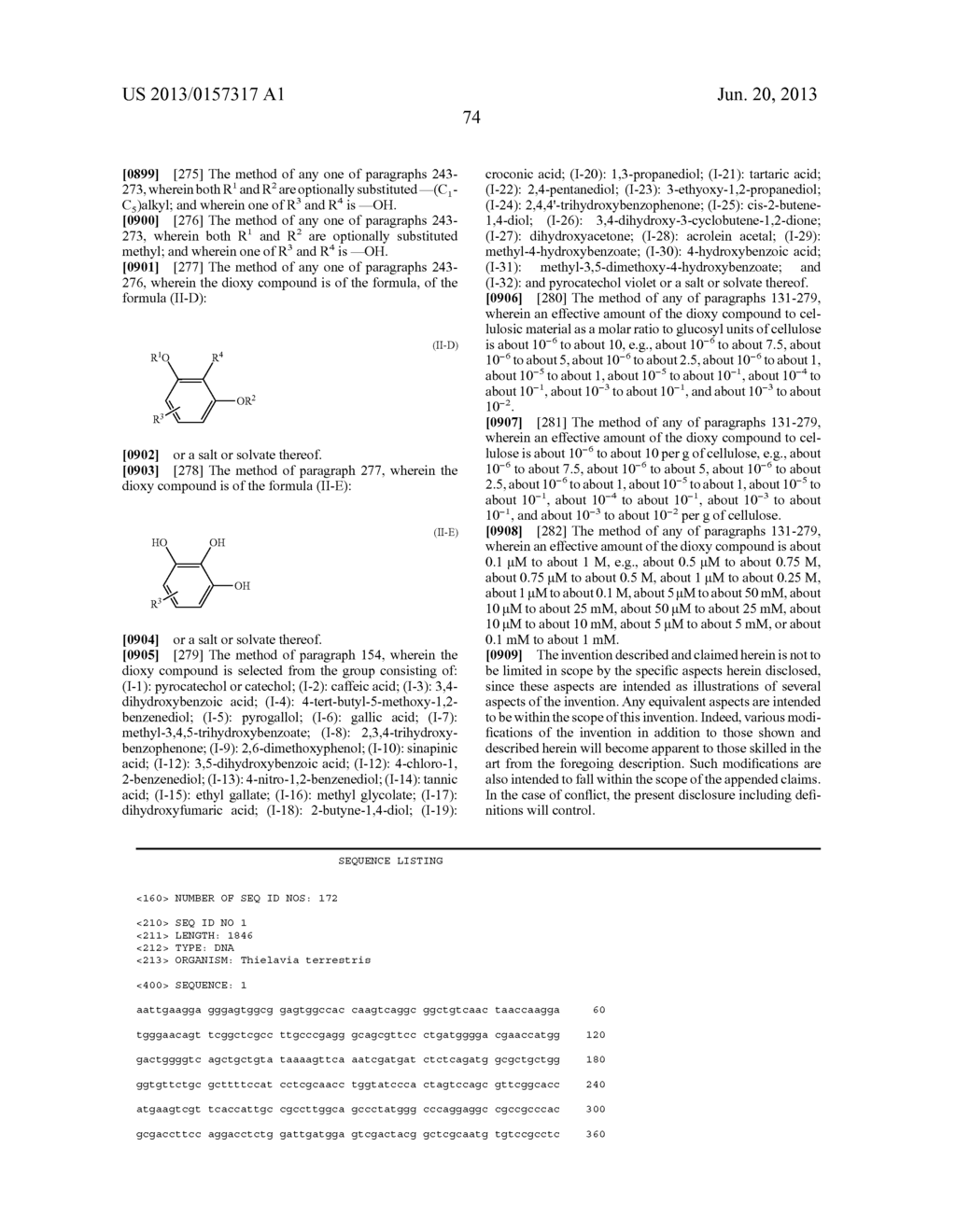 Compositions Comprising A Polypeptide Having Cellulolytic Enhancing     Activity And A Dioxy Compound And Uses Thereof - diagram, schematic, and image 111