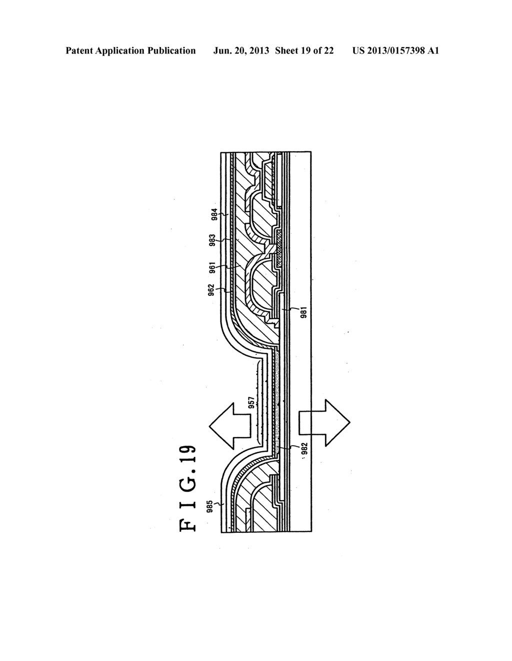 DISPLAY DEVICE AND METHOD OF FABRICATING THE SAME - diagram, schematic, and image 20