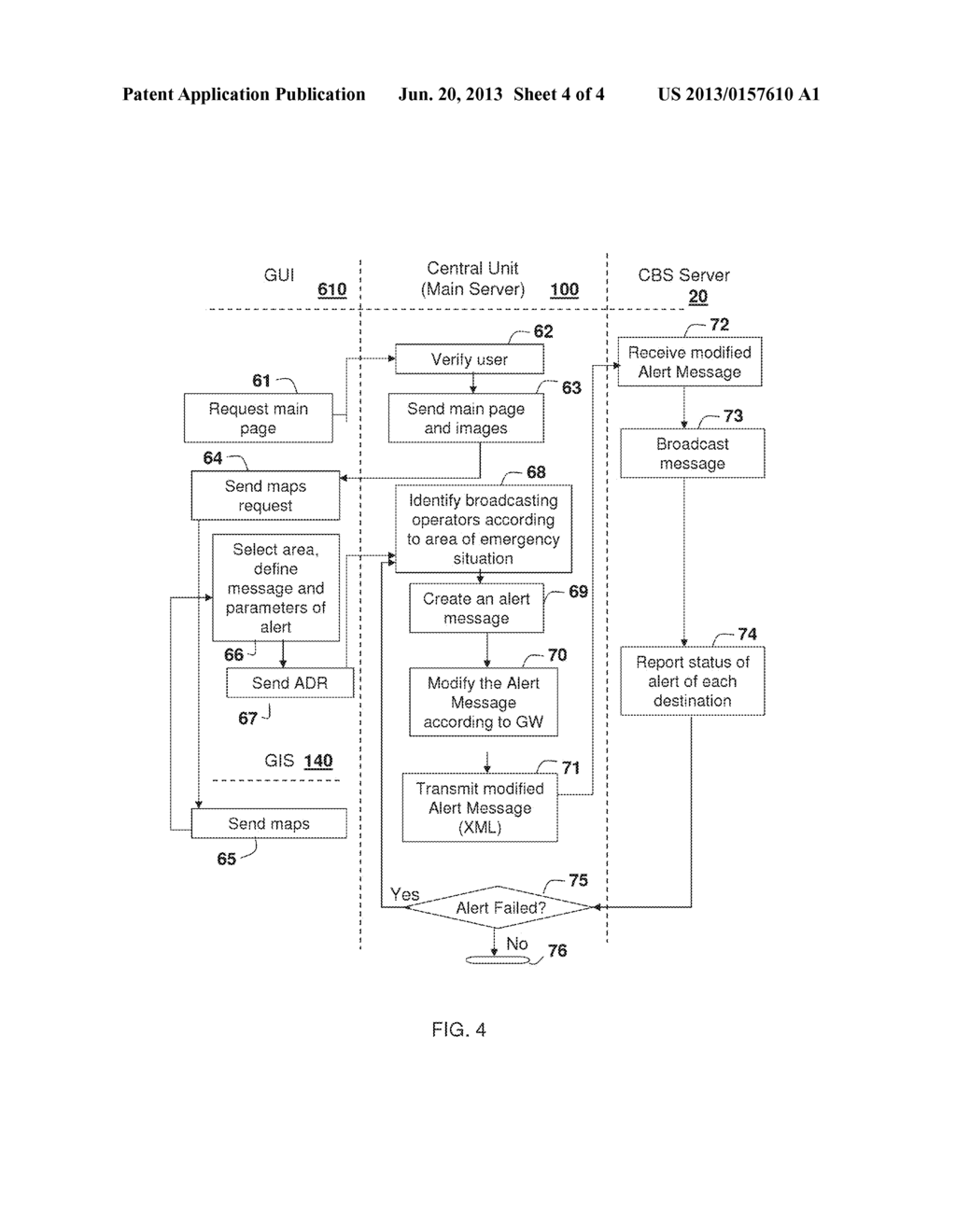 METHOD AND SYSTEM OF MANAGING DISTRIBUTION OF ALERTS - diagram, schematic, and image 05