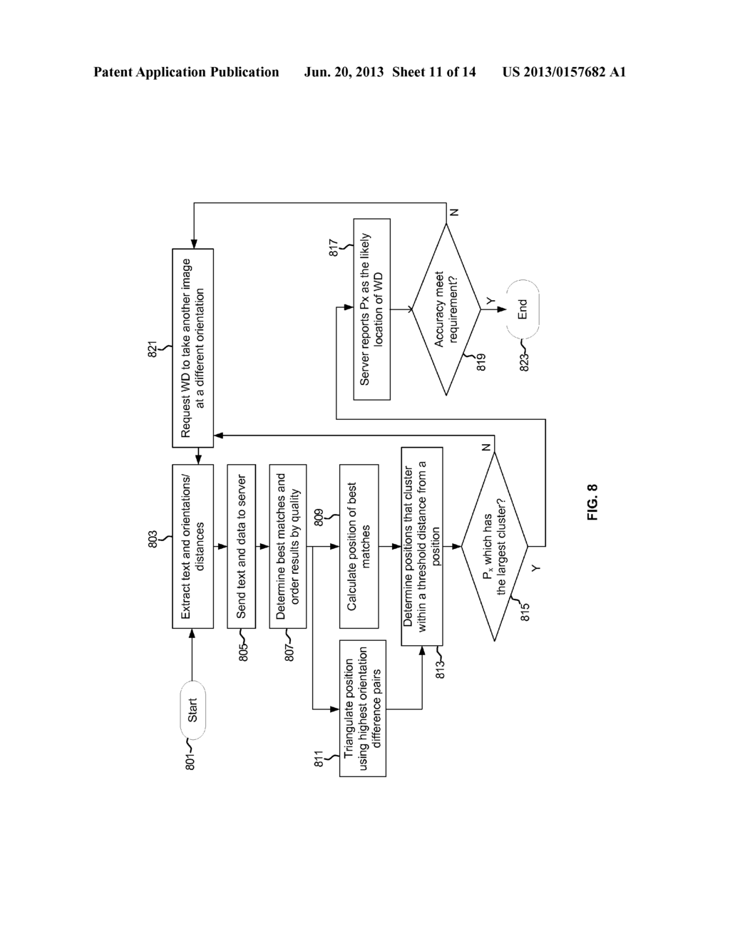 METHOD AND SYSTEM FOR LOCATION DETERMINATION AND NAVIGATION USING TEXTUAL     INFORMATION - diagram, schematic, and image 12