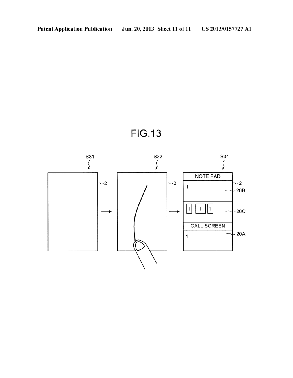 CHARACTER INPUT DEVICE, CHARACTER INPUT METHOD, AND CHARACTER INPUT     PROGRAM - diagram, schematic, and image 12