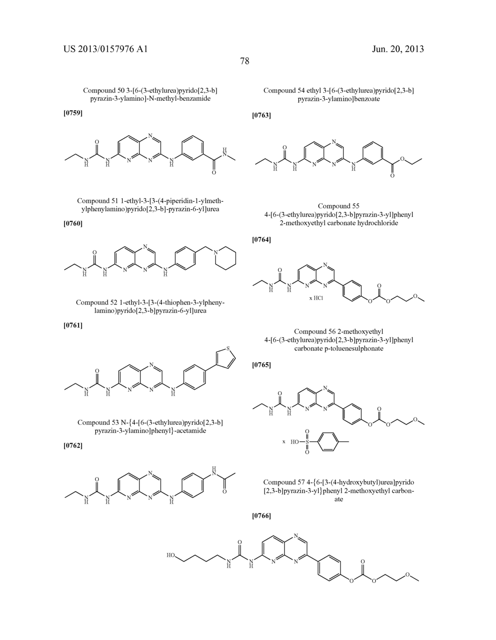 NOVEL PYRIDOPYRAZINES AND THEIR USE AS MODULATORS OF KINASES - diagram, schematic, and image 79