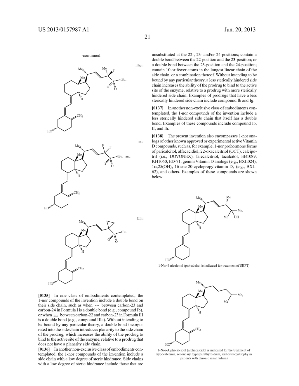 1-DEOXY ANALOGS OF 1,25-DIHYDROXYVITAMIN D3 COMPOUNDS - diagram, schematic, and image 40