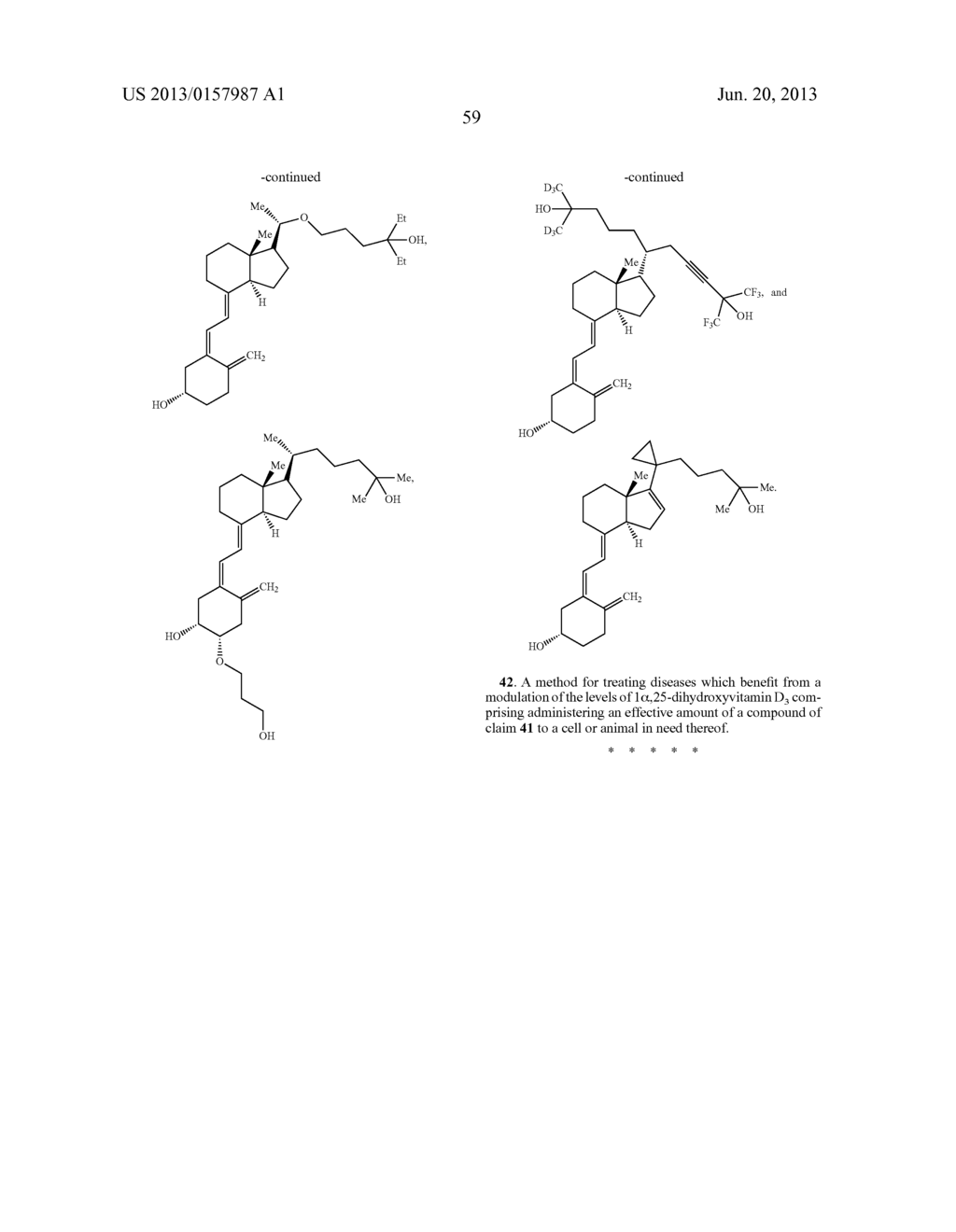 1-DEOXY ANALOGS OF 1,25-DIHYDROXYVITAMIN D3 COMPOUNDS - diagram, schematic, and image 78