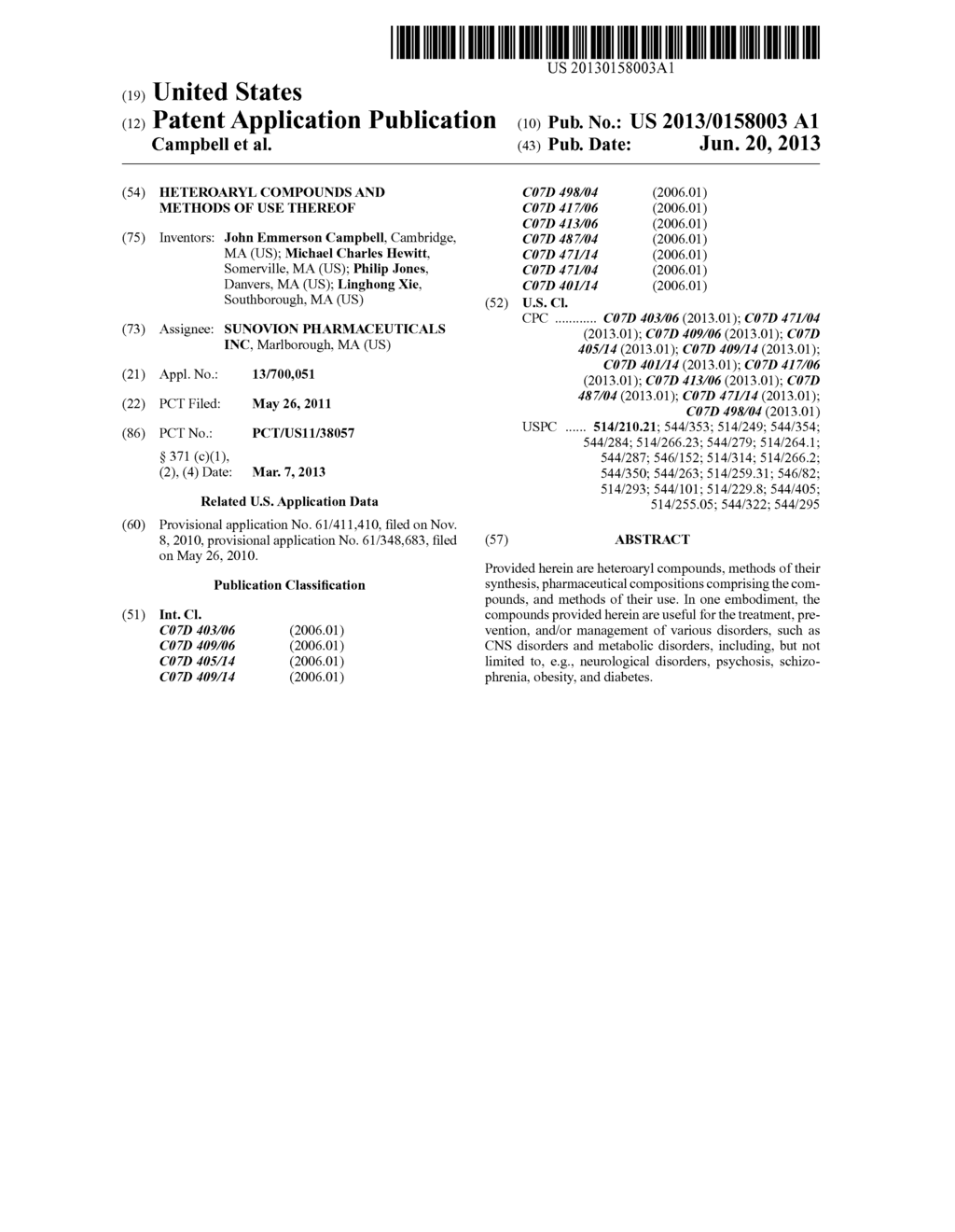 HETEROARYL COMPOUNDS AND METHODS OF USE THEREOF - diagram, schematic, and image 01