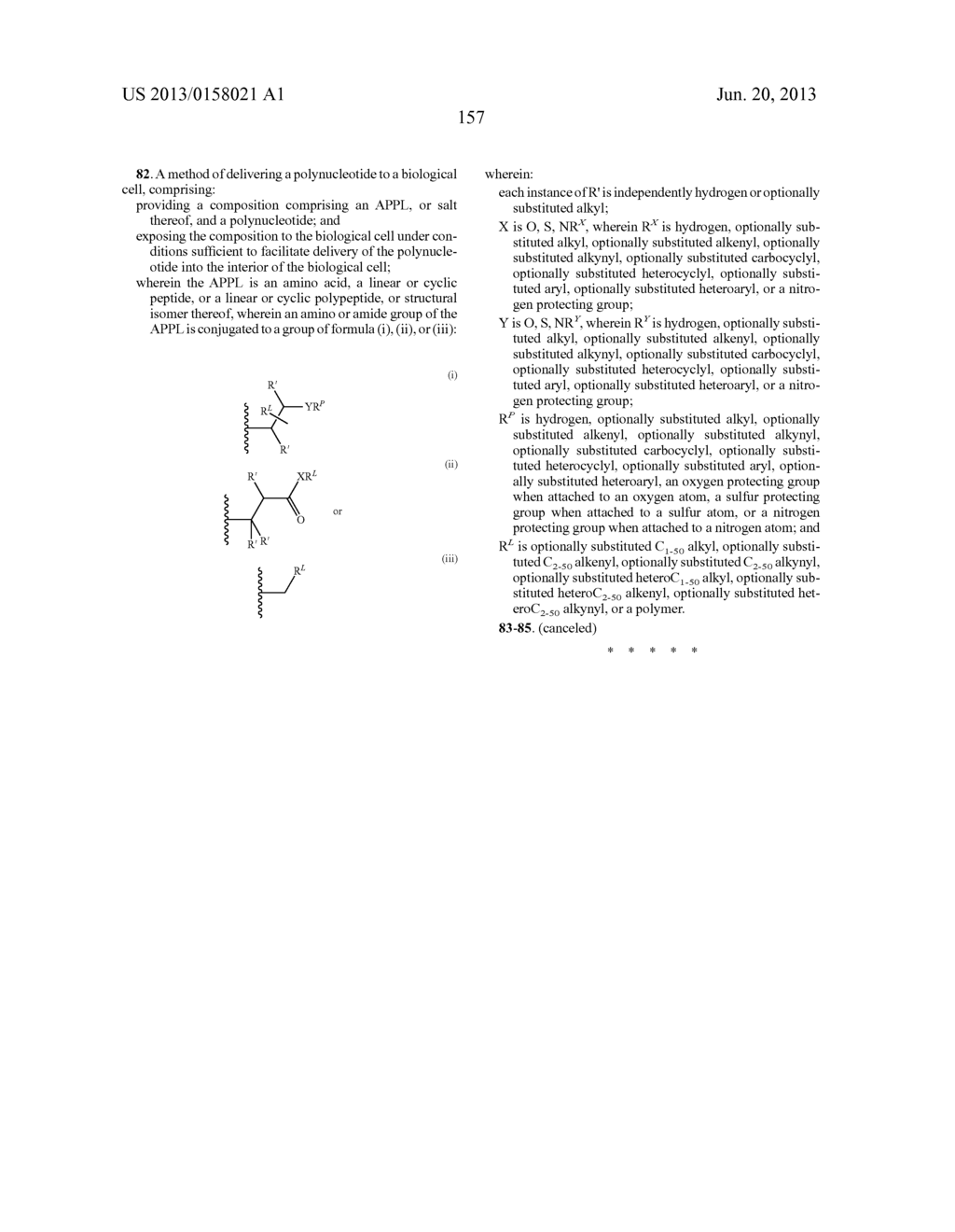 AMINO ACID-, PEPTIDE-AND POLYPEPTIDE-LIPIDS, ISOMERS, COMPOSITIONS, AND     USES THEREOF - diagram, schematic, and image 162