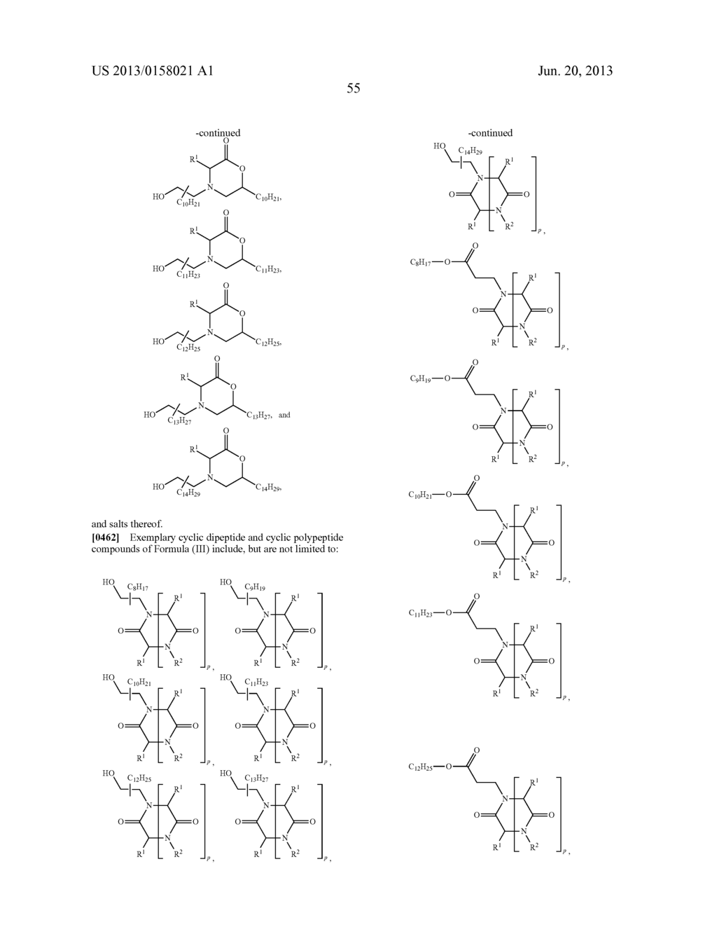 AMINO ACID-, PEPTIDE-AND POLYPEPTIDE-LIPIDS, ISOMERS, COMPOSITIONS, AND     USES THEREOF - diagram, schematic, and image 60