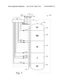 Process and Apparatus for para-Xylene Production using Multiple Adsorptive     Separation Units and Multiple Adsorptive Bed Feed Points diagram and image