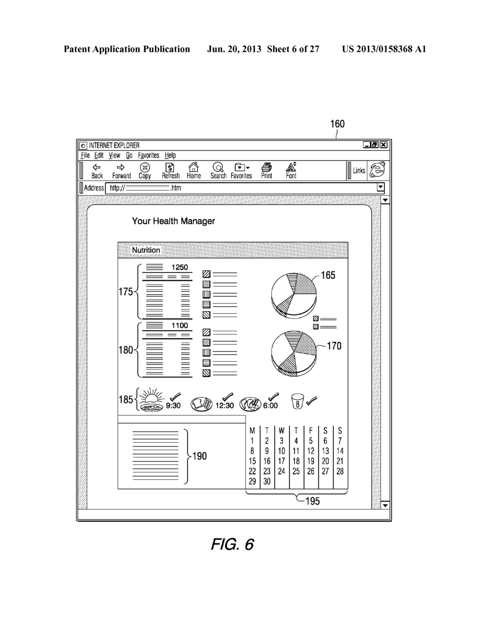 SYSTEM FOR MONITORING AND MANAGING BODY WEIGHT AND OTHER PHYSIOLOGICAL     CONDITIONS INCLUDING ITERATIVE AND PERSONALIZED PLANNING, INTERVENTION     AND REPORTING CAPABILITY - diagram, schematic, and image 07