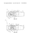 LATCH MECHANISM FOR PREVENTING LANCET OSCILLATION IN A LANCING DEVICE diagram and image