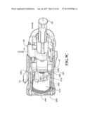 LATCH MECHANISM FOR PREVENTING LANCET OSCILLATION IN A LANCING DEVICE diagram and image