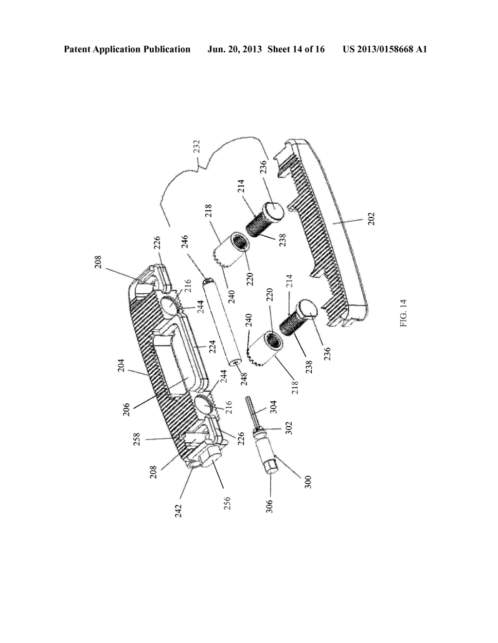 UNILATERAL MOVEABLE INTERBODY FUSION DEVICE AND METHOD OF USE - diagram, schematic, and image 15