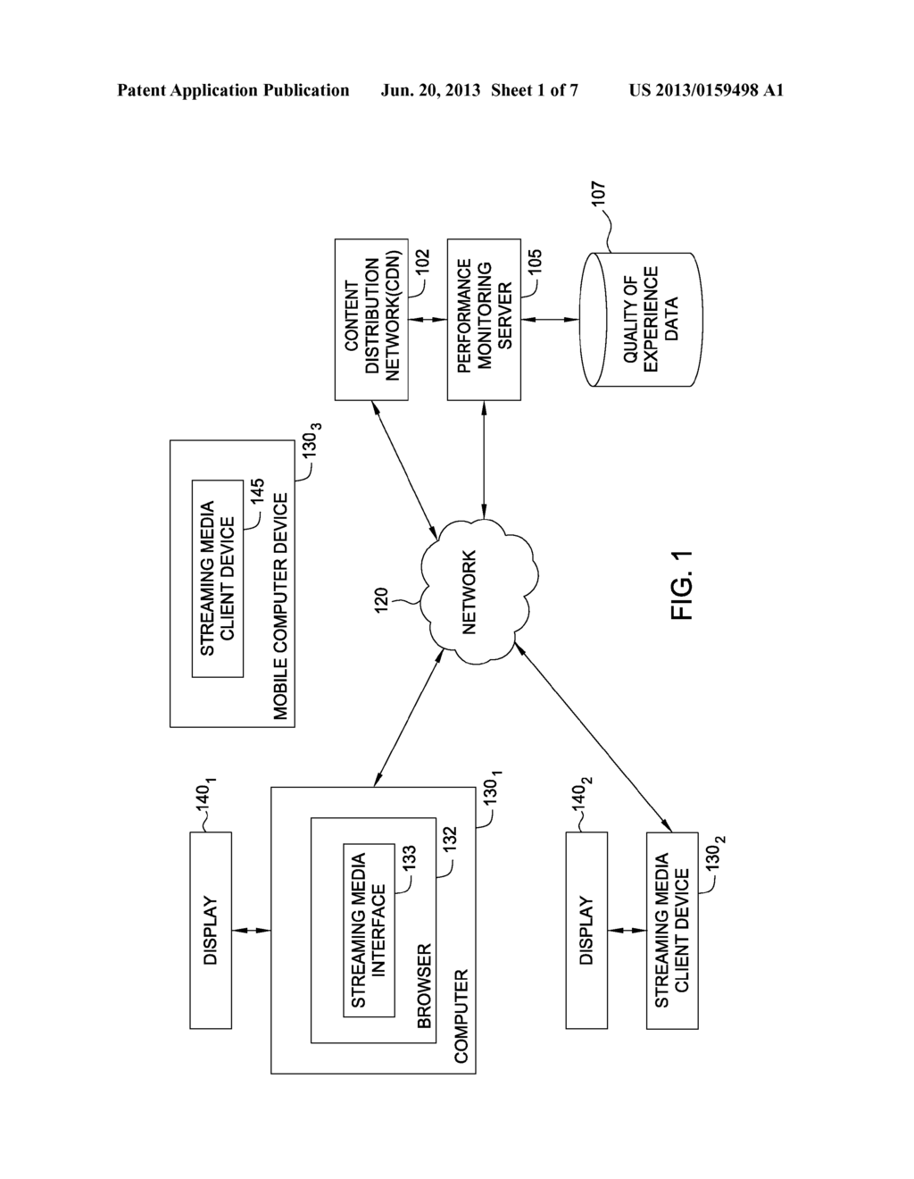 MEASURING USER QUALITY OF EXPERIENCE FOR A STREAMING MEDIA SERVICE - diagram, schematic, and image 02