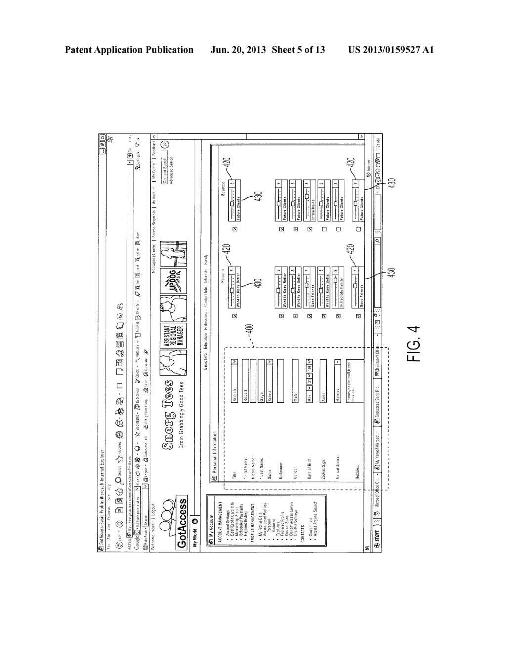 SYSTEM AND METHOD FOR ELECTRONIC SOCIAL NETWORKING - diagram, schematic, and image 06