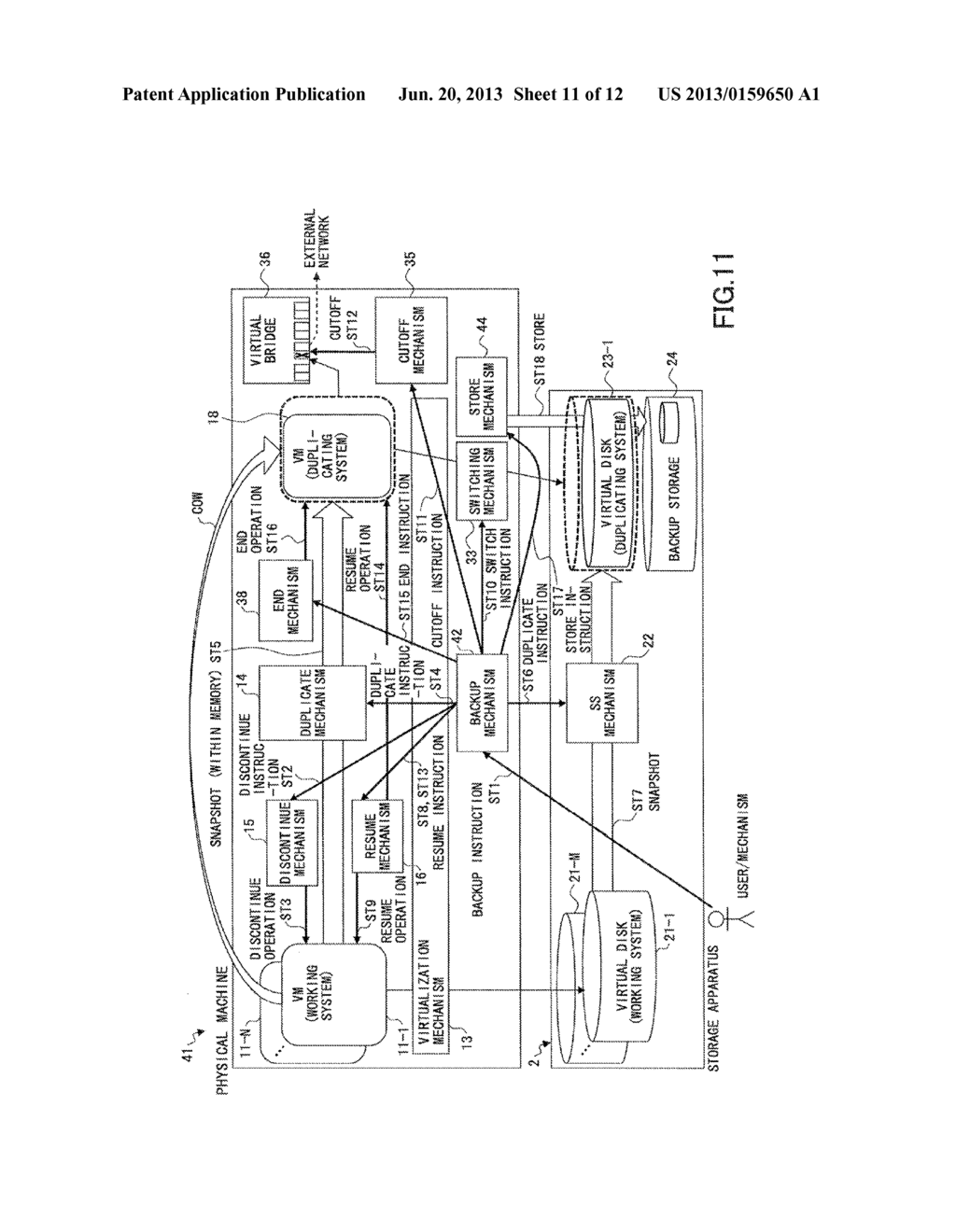 BACKUP METHOD AND INFORMATION PROCESSING APPARATUS - diagram, schematic, and image 12