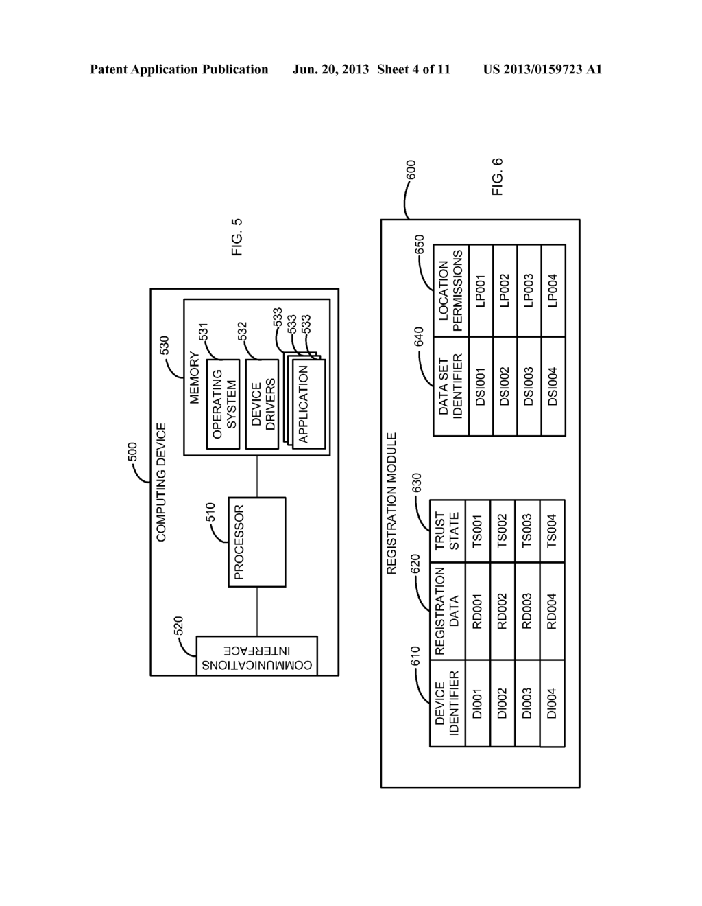 METHODS, APPARATUS AND SYSTEMS FOR MONITORING LOCATIONS OF DATA WITHIN A     NETWORK SERVICE - diagram, schematic, and image 05