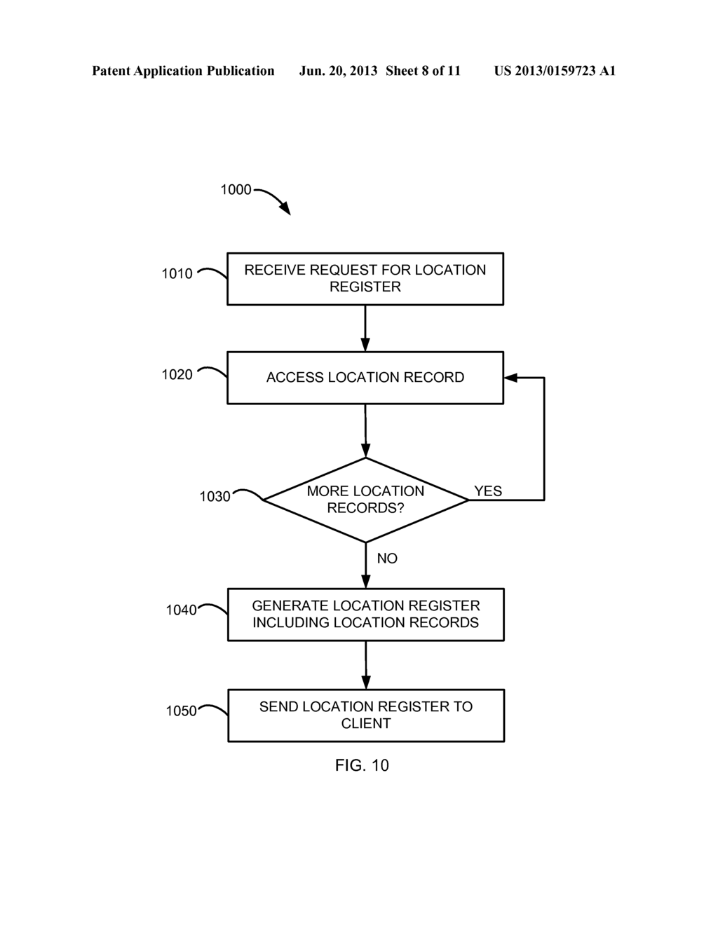 METHODS, APPARATUS AND SYSTEMS FOR MONITORING LOCATIONS OF DATA WITHIN A     NETWORK SERVICE - diagram, schematic, and image 09