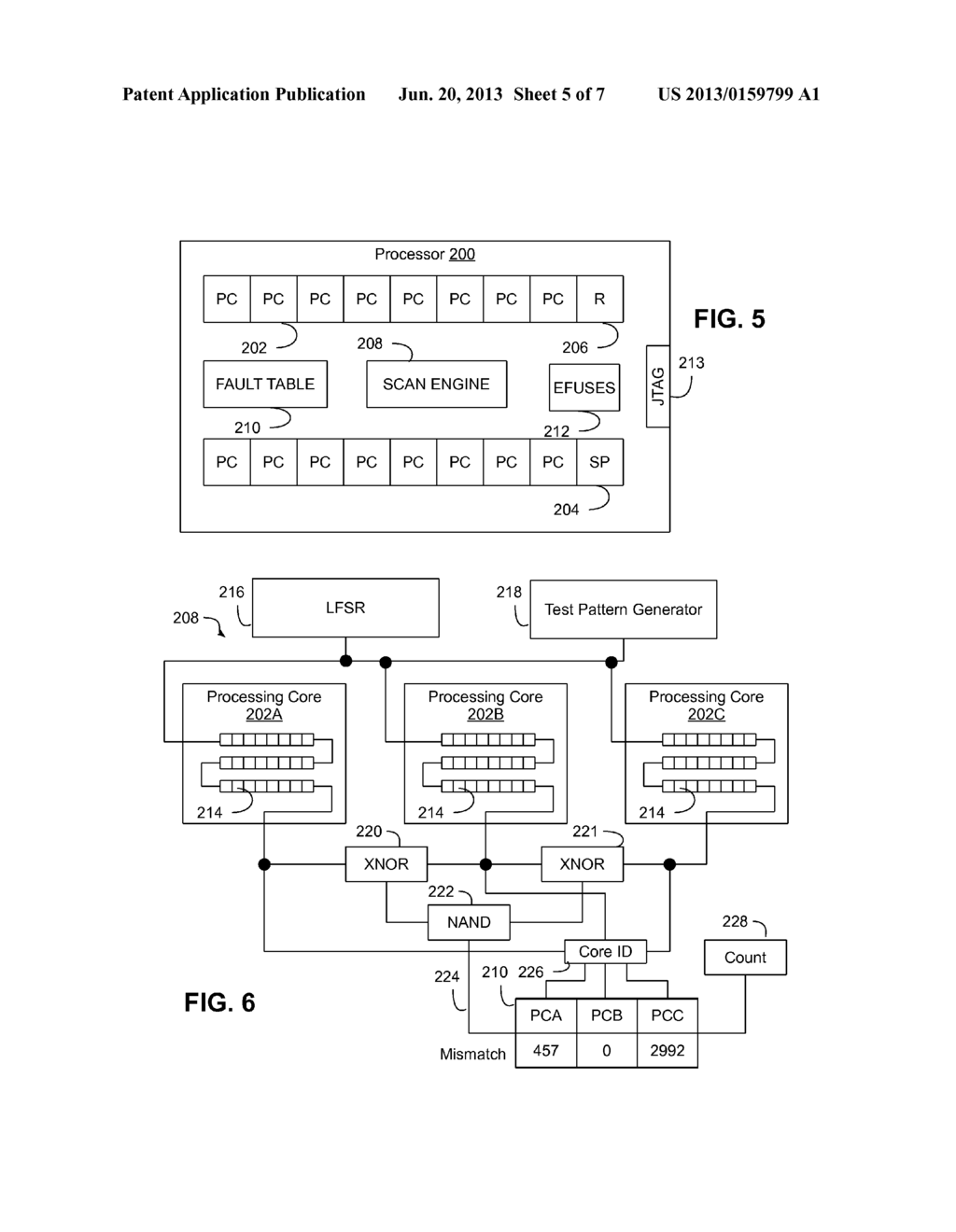 MULTI-CORE PROCESSOR WITH INTERNAL VOTING-BASED BUILT IN SELF TEST (BIST) - diagram, schematic, and image 06