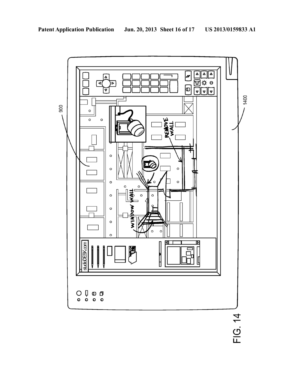 METHOD AND APPARATUS FOR PROVIDING ACCESS TO AND WORKING WITH     ARCHITECTURAL DRAWINGS ON A PERSONAL DIGITAL ASSISTANT - diagram, schematic, and image 17