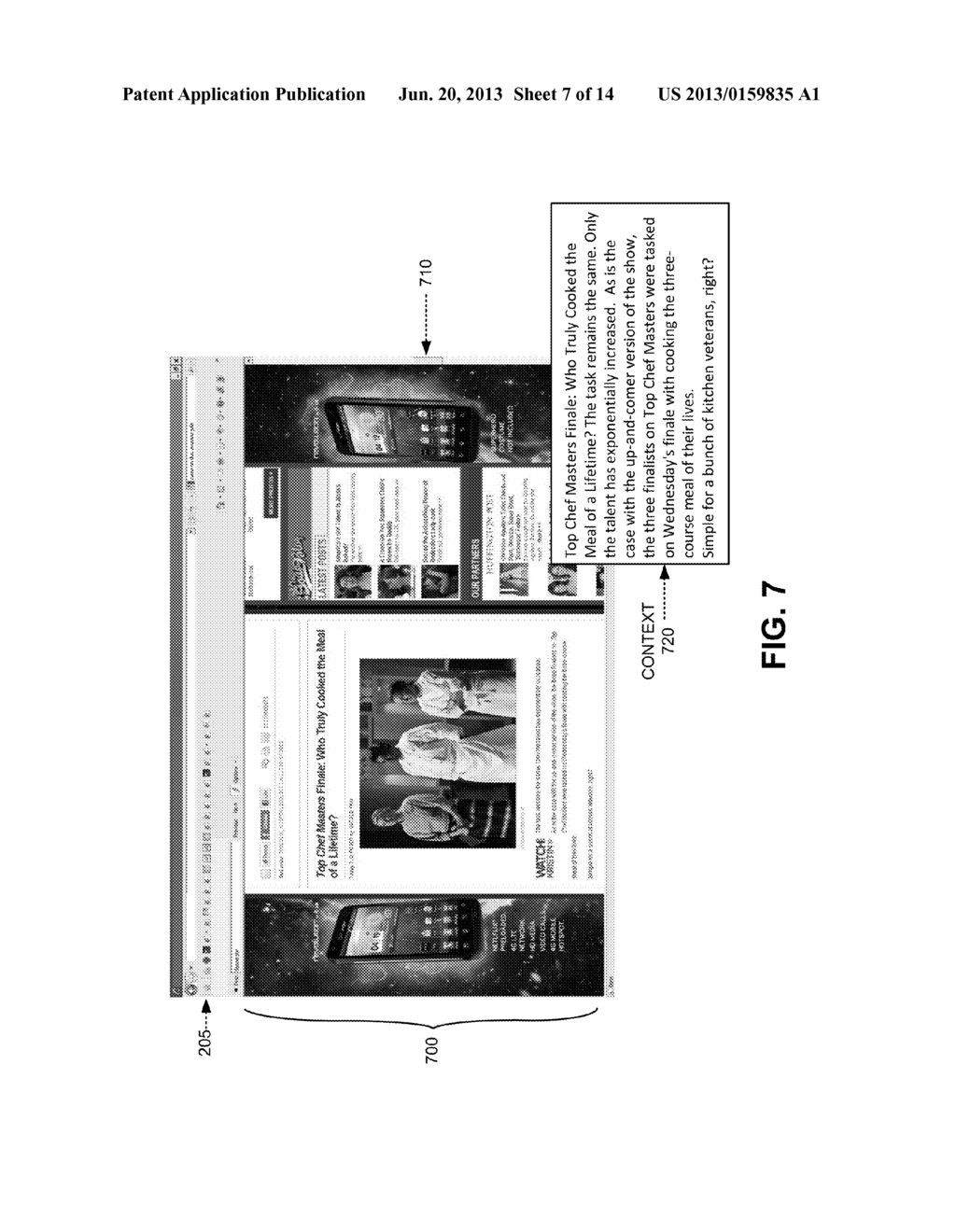 CONTEXT GENERATION FROM ACTIVE VIEWING REGION FOR CONTEXT SENSITIVE     SEARCHING - diagram, schematic, and image 08